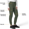 image:imageCarhartt Force CrossFlex Womens Cargo Jogger Scrub PantOlive