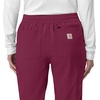 image:imageCarhartt Force CrossFlex Womens Cargo Jogger Scrub PantWine