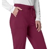 image:imageCarhartt Force CrossFlex Womens Cargo Jogger Scrub PantWine