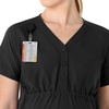 image:imageCarhartt Force Essentials Womens Henley Maternity Scrub TopBlack