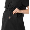 image:imageCarhartt Force Essentials Womens Henley Maternity Scrub TopBlack