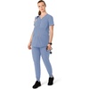 image:imageCarhartt Force Essentials Womens Henley Maternity Scrub TopCeil Blue