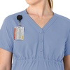 image:imageCarhartt Force Essentials Womens Henley Maternity Scrub TopCeil Blue