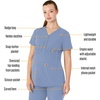 image:imageCarhartt Force Essentials Womens Henley Maternity Scrub TopCeil Blue