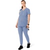 image:imageCarhartt Force Essentials Womens Henley Maternity Scrub TopCeil Blue