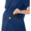 image:imageCarhartt Force Essentials Womens Henley Maternity Scrub TopNavy