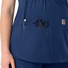 image:imageCarhartt Force Essentials Womens Henley Maternity Scrub TopNavy