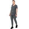 image:imageCarhartt Force Essentials Womens Henley Maternity Scrub TopPewter