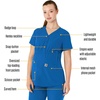 image:imageCarhartt Force Essentials Womens Henley Maternity Scrub TopRoyal