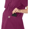 image:imageCarhartt Force Essentials Womens Henley Maternity Scrub TopWine