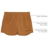 image:imageCarhartt Girls Denim Short  Soft Cotton  Heavyweight 105Ounce Denim Blend  Durable  Everyday WearBrown