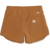 image:imageCarhartt Girls Denim Short  Soft Cotton  Heavyweight 105Ounce Denim Blend  Durable  Everyday WearBrown