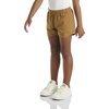 image:imageCarhartt Girls Denim Short  Soft Cotton  Heavyweight 105Ounce Denim Blend  Durable  Everyday WearCarhartt Brown