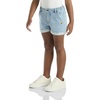 image:imageCarhartt Girls Denim Short  Soft Cotton  Heavyweight 105Ounce Denim Blend  Durable  Everyday WearLight Wash