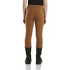 image:imageCarhartt Girls Fitted Utility Legging  Soft Cotton  Utility Legging With Side Piecings And Back Yoke  Everyday WearBrown