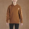 image:imageCarhartt Girls Hooded Sweatshirt  Polyester Blend  65Ounce 70 Cotton30 Polyester Printed Fleece  Everyday WearCarhartt Brown