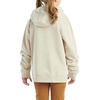 image:imageCarhartt Girls Hooded Sweatshirt  Polyester Blend  65Ounce 70 Cotton30 Polyester Printed Fleece  Everyday WearLight Malt Beige