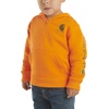 image:imageCarhartt Kids CA6273 LongSleeve HalfZip Sweatshirt  BoysExotic Orange