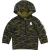 image:imageCarhartt Kids CA6273 LongSleeve HalfZip Sweatshirt  BoysGreen Camo