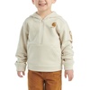 image:imageCarhartt Kids CA6273 LongSleeve HalfZip Sweatshirt  BoysMalt Beige