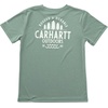 image:imageCarhartt Kids CA6696 ShortSleeve Force Sun Defender TShirt  BoysLaurel Wreath Heather