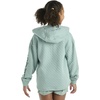 image:imageCarhartt Kids CA7108 LongSleeve Quilted Jersey Half Zip Sweatshirt  GirlsMed Green