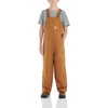 image:imageCarhartt Kids CM8603 Washed Duck Bib Overall  BoysCarhartt Brown