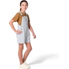 image:imageCarhartt Kids CM9768 Twill Stripe Shortall  GirlsBlue Horizon