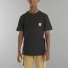 image:imageCarhartt Kids Short Sleeve Pocket TShirt Tee Shirt  100 Cotton  A Classic Pocket Tee Built Tough For Kids  Everyday WearBlack
