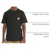 image:imageCarhartt Kids Short Sleeve Pocket TShirt Tee Shirt  100 Cotton  A Classic Pocket Tee Built Tough For Kids  Everyday WearBlack