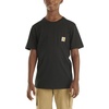 image:imageCarhartt Kids Short Sleeve Pocket TShirt Tee Shirt  100 Cotton  A Classic Pocket Tee Built Tough For Kids  Everyday WearBlack