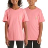image:imageCarhartt Kids Short Sleeve Pocket TShirt Tee Shirt  100 Cotton  A Classic Pocket Tee Built Tough For Kids  Everyday WearBright Pink Lemonade