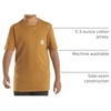 image:imageCarhartt Kids Short Sleeve Pocket TShirt Tee Shirt  100 Cotton  A Classic Pocket Tee Built Tough For Kids  Everyday WearCarhartt Brown