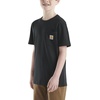 image:imageCarhartt Kids Short Sleeve Pocket TShirt Tee Shirt  100 Cotton  A Classic Pocket Tee Built Tough For Kids  Everyday WearCaviar Black