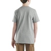 image:imageCarhartt Kids Short Sleeve Pocket TShirt Tee Shirt  100 Cotton  A Classic Pocket Tee Built Tough For Kids  Everyday WearCharcoal Heather Grey