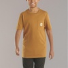 image:imageCarhartt Kids Short Sleeve Pocket TShirt Tee Shirt  100 Cotton  A Classic Pocket Tee Built Tough For Kids  Everyday WearClassic Brown