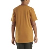 image:imageCarhartt Kids Short Sleeve Pocket TShirt Tee Shirt  100 Cotton  A Classic Pocket Tee Built Tough For Kids  Everyday WearClassic Brown