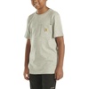 image:imageCarhartt Kids Short Sleeve Pocket TShirt Tee Shirt  100 Cotton  A Classic Pocket Tee Built Tough For Kids  Everyday WearHeather Grey