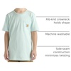 image:imageCarhartt Kids Short Sleeve Pocket TShirt Tee Shirt  100 Cotton  A Classic Pocket Tee Built Tough For Kids  Everyday WearLight Blue