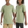 image:imageCarhartt Kids Short Sleeve Pocket TShirt Tee Shirt  100 Cotton  A Classic Pocket Tee Built Tough For Kids  Everyday WearLoden Frost