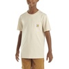 image:imageCarhartt Kids Short Sleeve Pocket TShirt Tee Shirt  100 Cotton  A Classic Pocket Tee Built Tough For Kids  Everyday WearMalt Tan