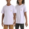 image:imageCarhartt Kids Short Sleeve Pocket TShirt Tee Shirt  100 Cotton  A Classic Pocket Tee Built Tough For Kids  Everyday WearOrchid Petal Purple