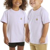 image:imageCarhartt Kids Short Sleeve Pocket TShirt Tee Shirt  100 Cotton  A Classic Pocket Tee Built Tough For Kids  Everyday WearOrchid Petal Purple