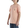image:imageCarhartt Kids Short Sleeve Pocket TShirt Tee Shirt  100 Cotton  A Classic Pocket Tee Built Tough For Kids  Everyday WearPeach Amber