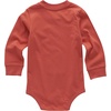 image:imageCarhartt LongSleeve Pocket Bodysuit  100 Cotton  Made From Breathable 100 Cotton Jersey  Easy ChangesDeep Sea Coral