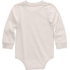image:imageCarhartt LongSleeve Pocket Bodysuit  100 Cotton  Made From Breathable 100 Cotton Jersey  Easy ChangesMalt Beige