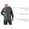 image:imageCarhartt Mens Dearborn Loose LS TShirtCarbon Heather
