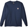 image:imageCarhartt Mens Dearborn Loose LS TShirtDark Cobalt Blue Heather