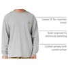 image:imageCarhartt Mens Dearborn Loose LS TShirtHeather Grey