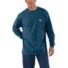 image:imageCarhartt Mens Dearborn Loose LS TShirtStream Blue